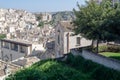 European Capital of CultureÃÂ in 2019 year, panoramic view on ancient city of Matera, capital of Basilicata, Southern Italy in ear Royalty Free Stock Photo